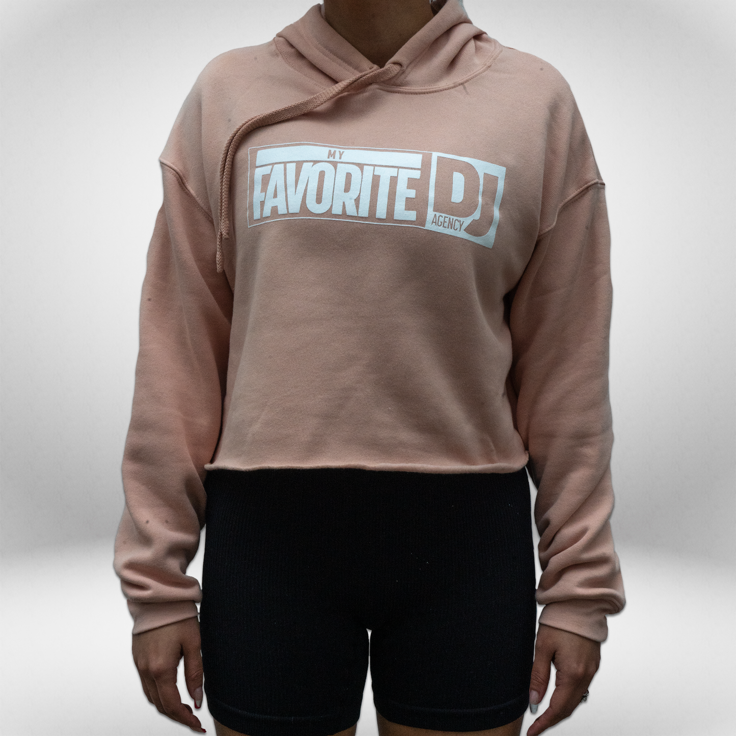 Cozy Cropped Fleece Hoodie