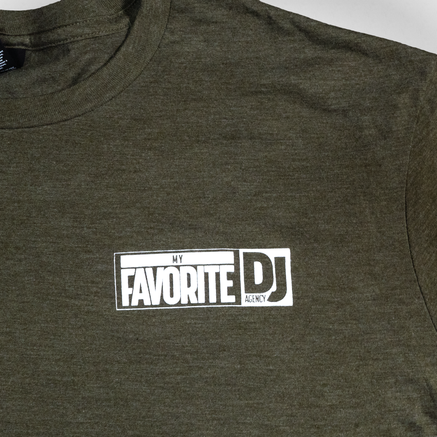 Military Green Tri-Blend Logo Shirt