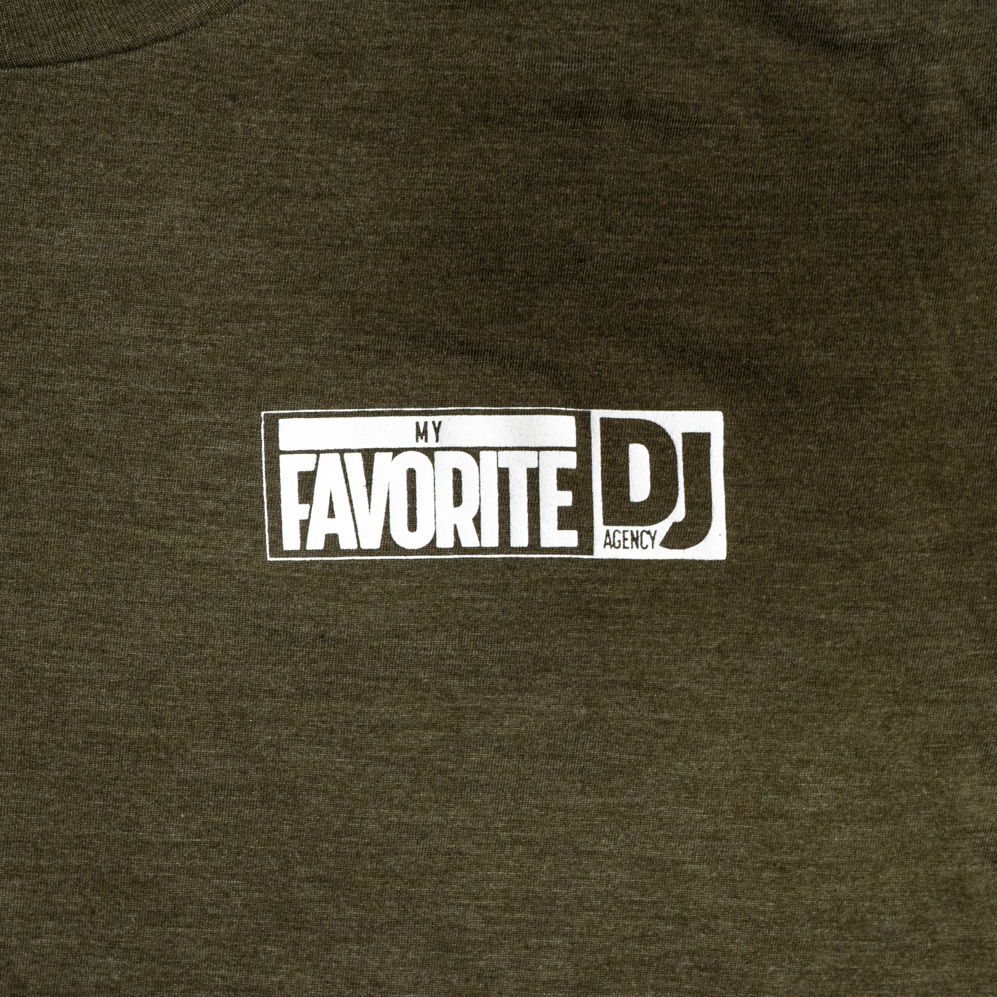 Military Green Tri-Blend Logo Shirt